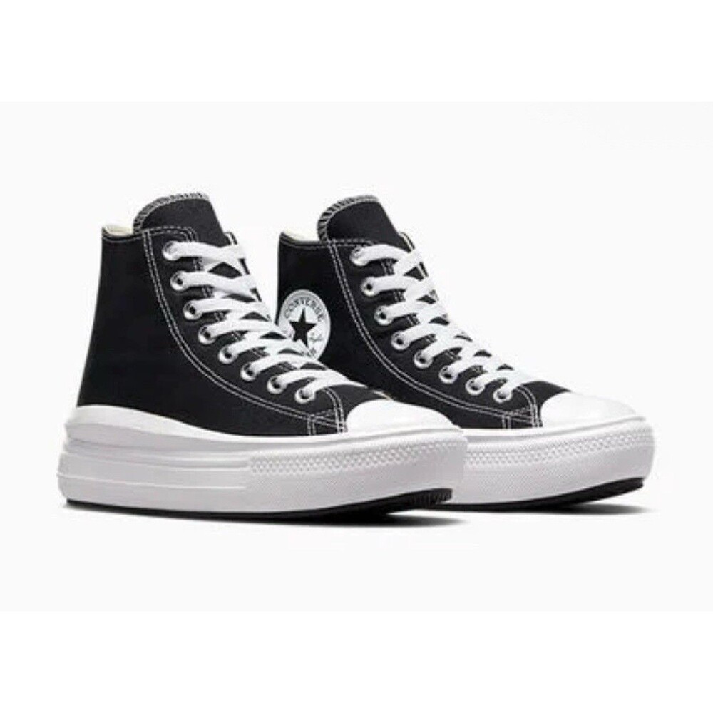 Converse Women's Size 5 Chuck Taylor All Star Move Hi Platform Black New In Box